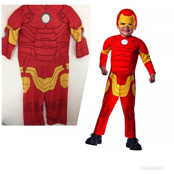 Rubie's Other - Iron Man Muscle Chest Toddler Boys Jumpsuit